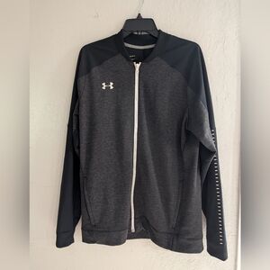 Under Armour Men's Black and Dark Gray Performance Jacket